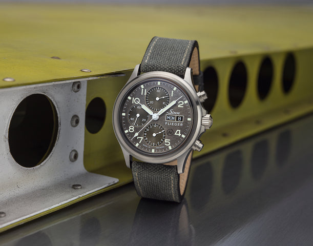 Sinn 358 Sa Pilot DS Canvas Grey Watch