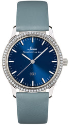 Sinn Watch 434 TW 68 WG B Ladies Leather Blue 434.032 Leather Blue