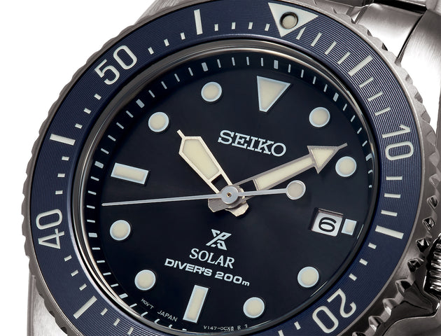 Seiko Watch Prospex Compact Solar Scuba Diver D