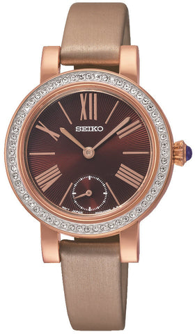 Seiko Watch Ladies Rose Gold SRK032P1