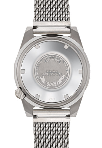 Squale Watch 1521 Militaire Steel Blasted Mesh