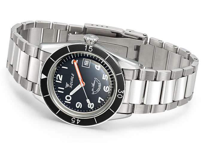 Squale SUB-39 Black Arabic Bracelet Watch