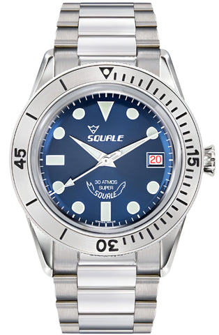 Squale Watch Sub-39 Super Blue Bracelet SUB-39RD.BR22