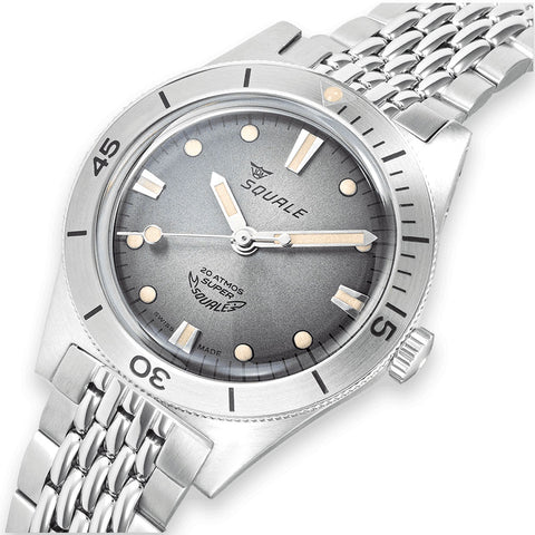 Squale SuperSquale Sunray Grey Bracelet Watch
