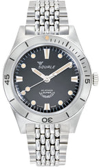 Squale Watch Supersquale Sunray Black Bracelet SUPERSSBK.AC