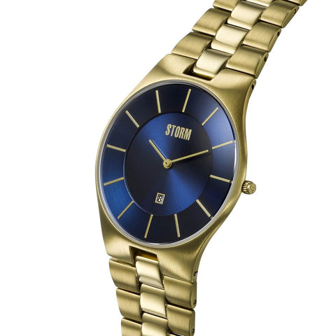 Storm Slim-X XL Gold Blue Watch