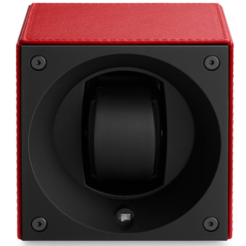 Swiss KubiK Watch Winder Single Red leather