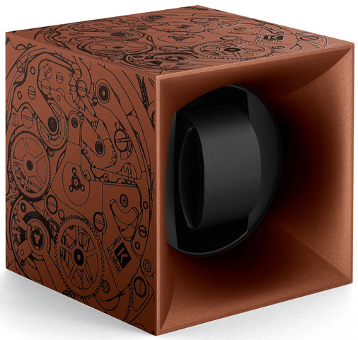 Swiss Kubik Watch Winder Single Startbox Copper Print