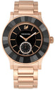 Swarovski Watch Octea Classica Black Rose Gold Tone Bracelet 5043192
