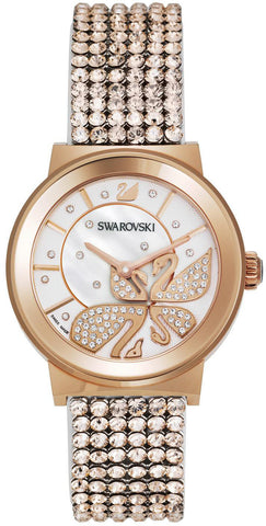Swarovski Watch Piazza Lady Mesh Rose Gold Tone 1188483
