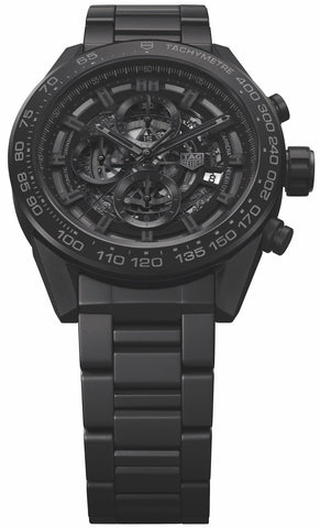 TAG Heuer Watch Calibre Heuer 01 Full Ceramic Bracelet CAR2A91.BH0742