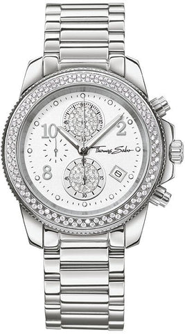Thomas Sabo Watch Glam & Soul Ladies Chronograph WA0201-201-202-40
