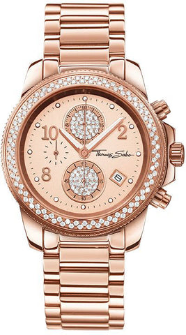 Thomas Sabo Watch Glam & Soul Ladies Chronograph WA0202-265-208-40