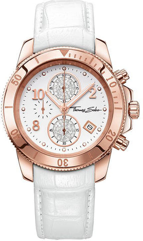Thomas Sabo Watch Glam & Soul Ladies Chronograph WA0203-269-202-40
