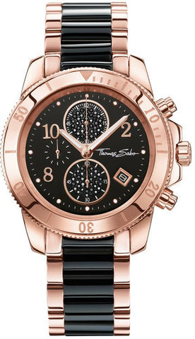 Thomas Sabo Watch Glam & Soul Ladies Chronograph WA0223-268-203-40