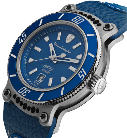 Tonino Lamborghini Watch Panfilo Titanium Blue