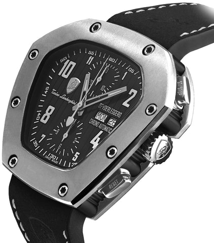 Tonino Lamborghini Watch Spyderleggero Chrono Titanium Black
