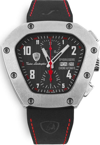 Tonino Lamborghini Watch Spyderleggero Chrono Titanium Red TLF-T07-2