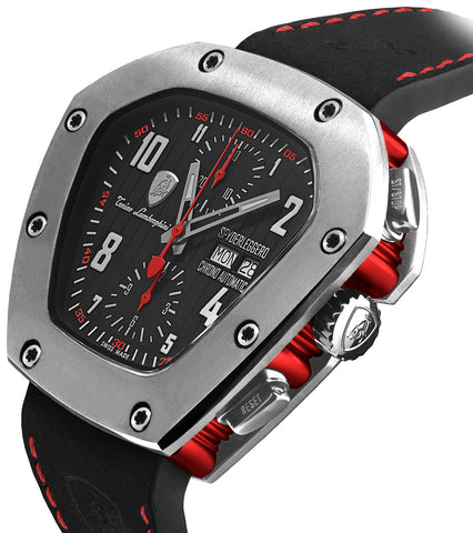 Tonino Lamborghini Watch Spyderleggero Chrono Titanium Red