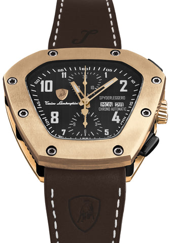 Tonino Lamborghini Watch Spyderleggero Chrono Rose Gold