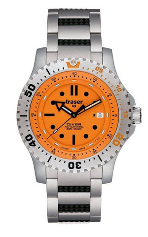 Traser H3 Watch Diver Automatic Orange