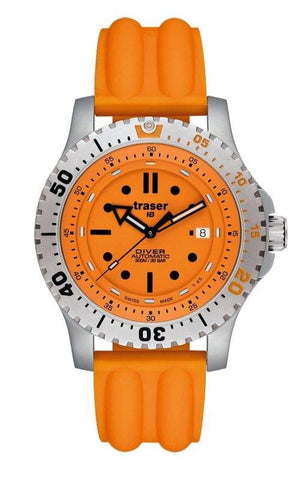 Traser H3 Watch Diver Automatic Orange