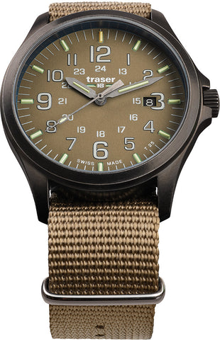 Traser H3 Watches Active Lifestyle P67 Officer Pro GunMetal Khaki 108631