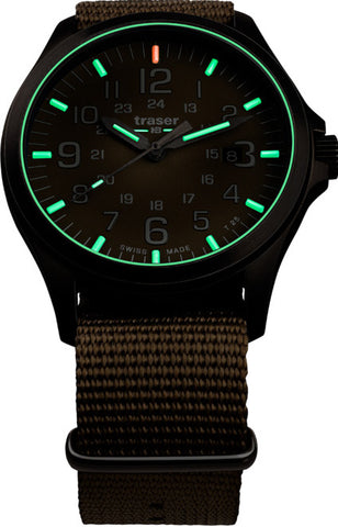 Traser H3 P67 Officer Pro GunMetal Khaki Watch