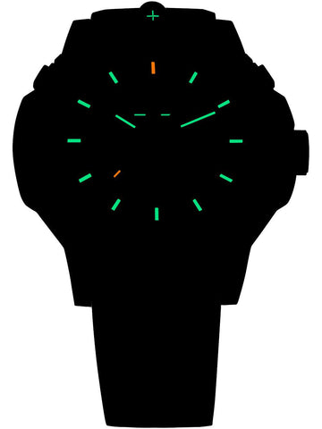 Traser H3 P99 Q Green Rubber Watch