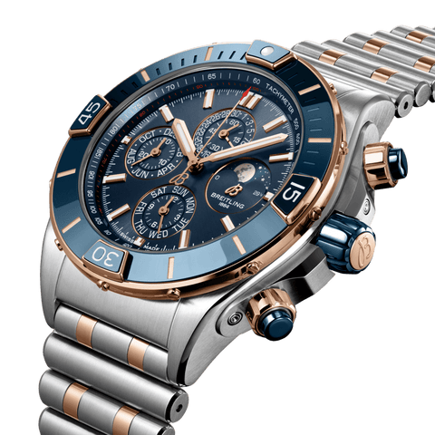 Breitling Super Chronomat Four Year Calendar Steel & Gold Watch