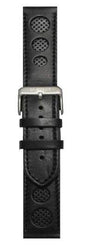 U-Boat 50mm or 55mm Leather Black Steel Regular