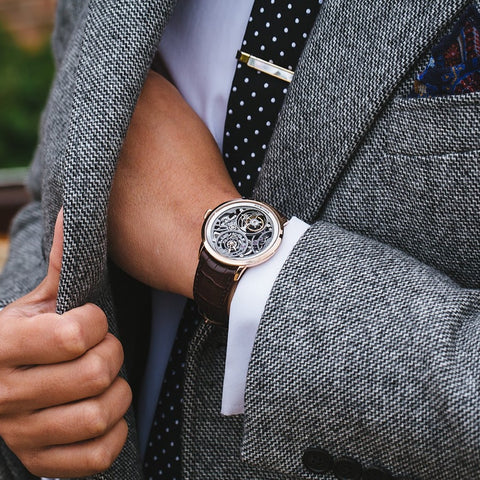 Arnold & Son Ultrathin Tourbillon Gold Skeleton Watch