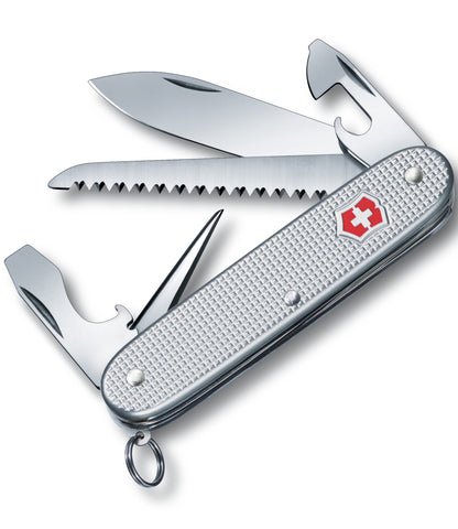 Victorinox Swiss Army Medium Pocket Knife Farmer Alox Ribbed 8.24126