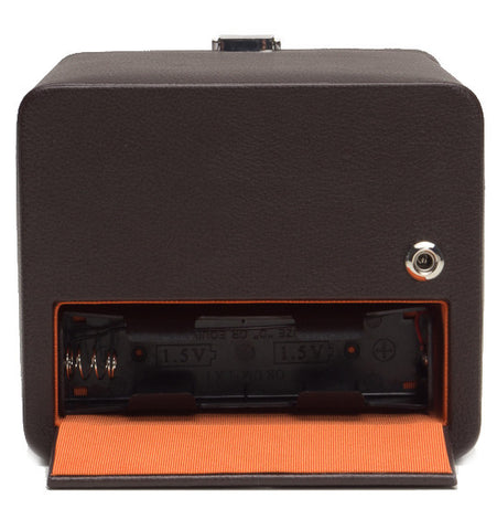 WOLF Watch Winder Windsor Single With Cover Brown/Orange D