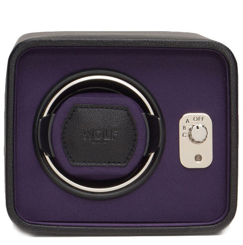 Wolf Windsor Single Winder Black/Purple