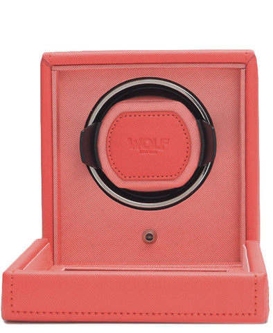 Wolf Watch Winder Cubs Single With Cover Coral
