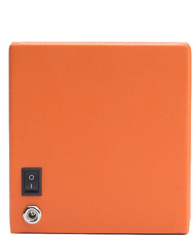 WOLF Watch Winder Cubs Single With Cover Orange