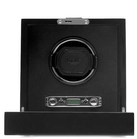 WOLF Watch Winder Savoy Single Black