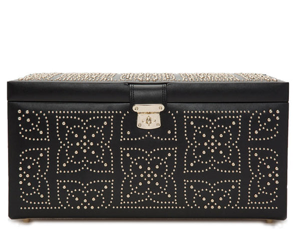 Wolf Marrakesh Large Jewellery Box Black 308202