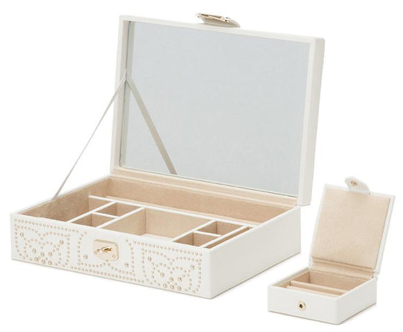 Wolf Marrakesh Flat Jewellery Box Cream 308353
