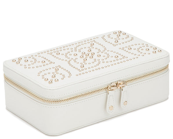 WOLF Jewellery Case Marrakesh Zip Cream