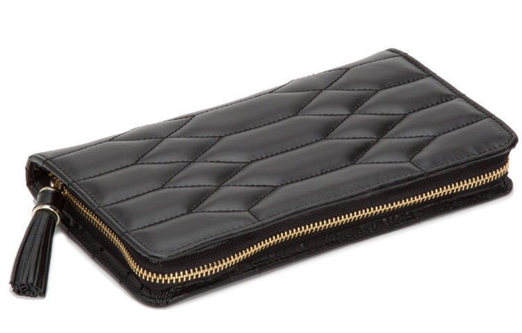 WOLF Jewellery Case Caroline Portfolio Black