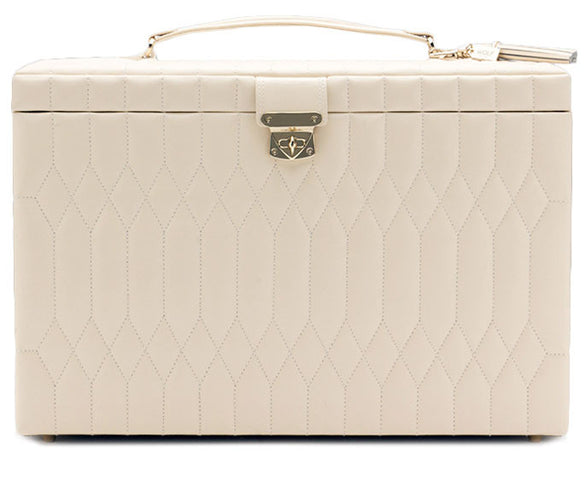 Wolf Caroline Extra Large Jewellery Box Cream 329553