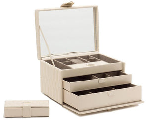 Wolf Jewellery Box Caroline Medium Cream 329753