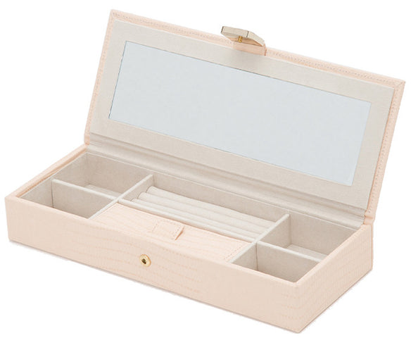 Wolf Palermo Safe Deposit Box Blush Lizard