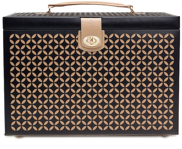 Wolf Chloe Extra Large Jewellery Box Black 301602