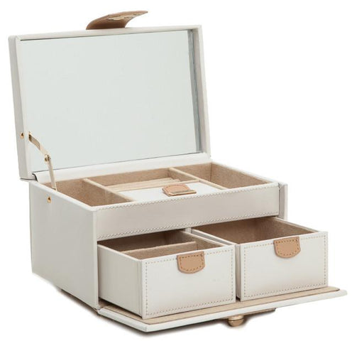Wolf Chloe Small Jewellery Box Cream 301153