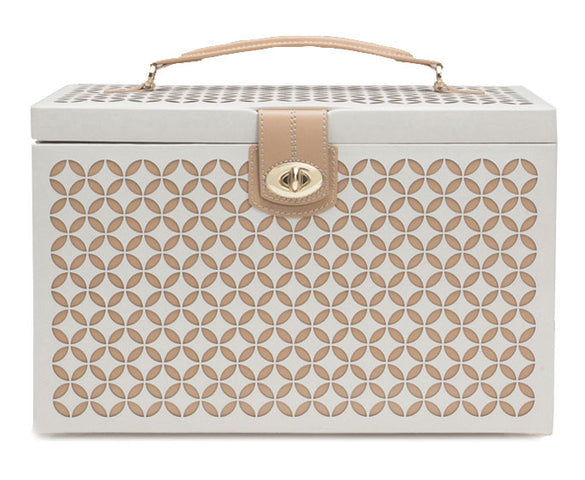 Wolf Chloe Large Jewellery Box Cream 301553