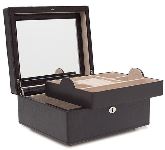 Wolf London Square Jewellery Box Cocoa 315206