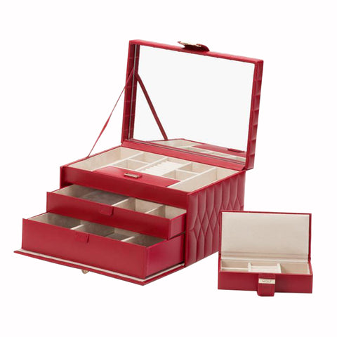 WOLF Jewellery Box Caroline Medium Red